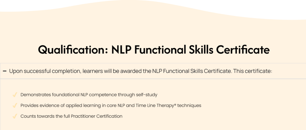 NLP Functional Skills